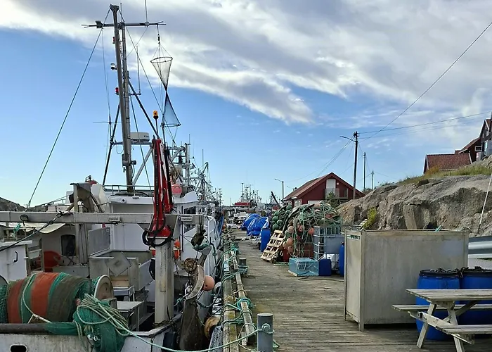 Overlooking Fishing Harbour In Hvaler * Spjar